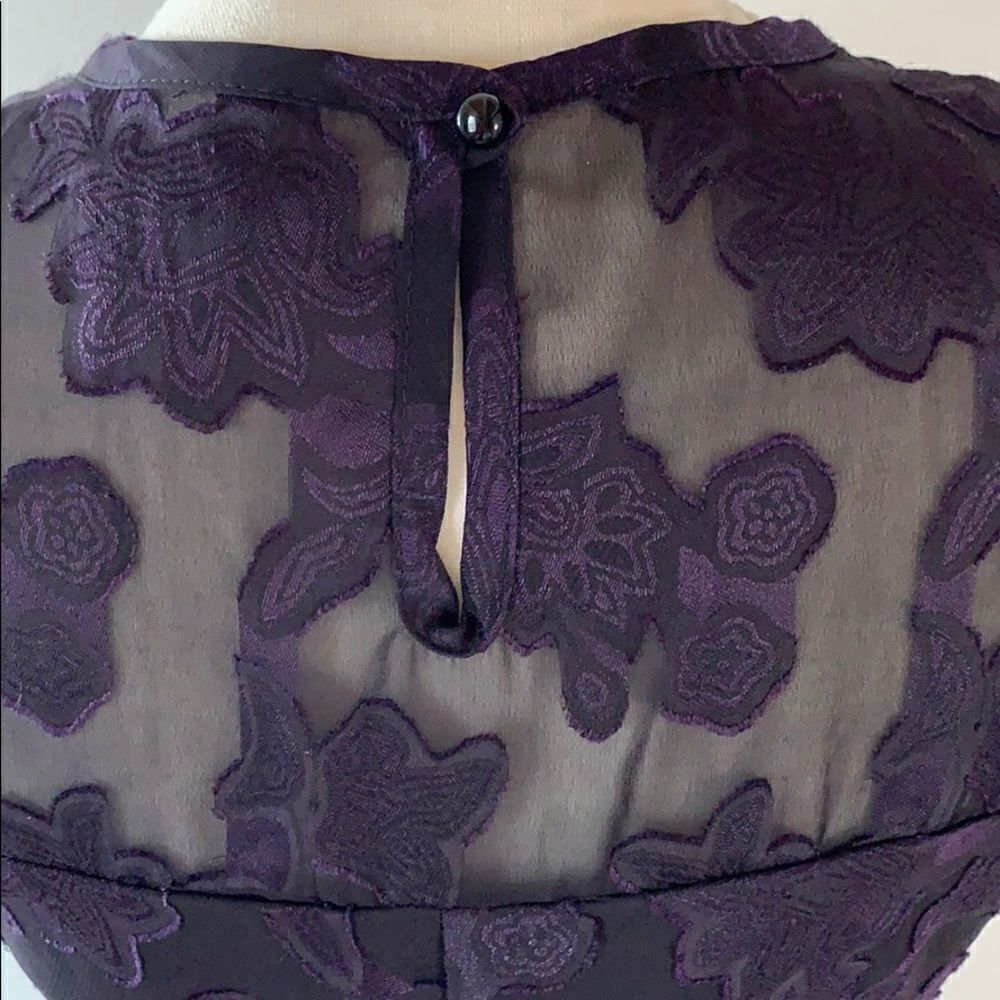 Blondie and Me Purple Lace Dress Size 9 Juniors - Picture 5 of 9